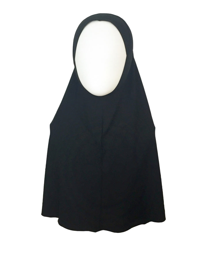 Black  Amira One Piece Large Size - Turlu Fabric