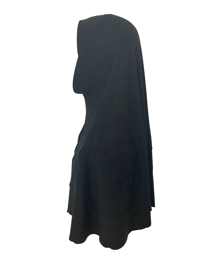 Black  Amira One Piece Large Size - Turlu Fabric
