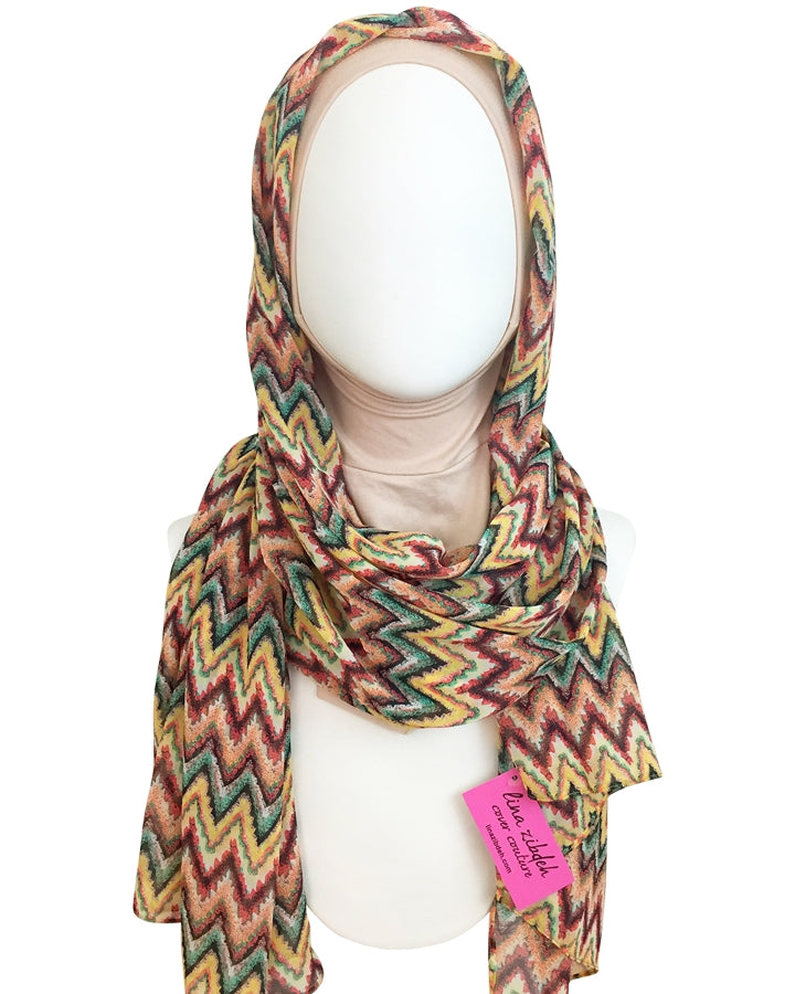 Hijab Stretchy Off-White Ninja Undercap - Turlu Fabric