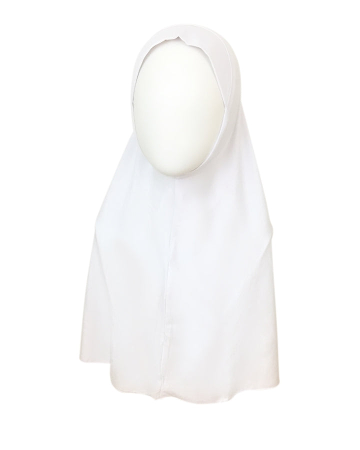 White Amira One Piece Large Size - Turlu Fabric