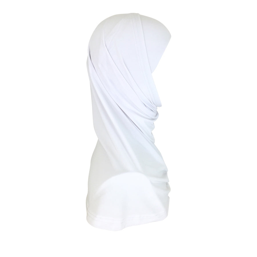 White Soft Poly-Cotton Two-Piece Amira - Regular Size