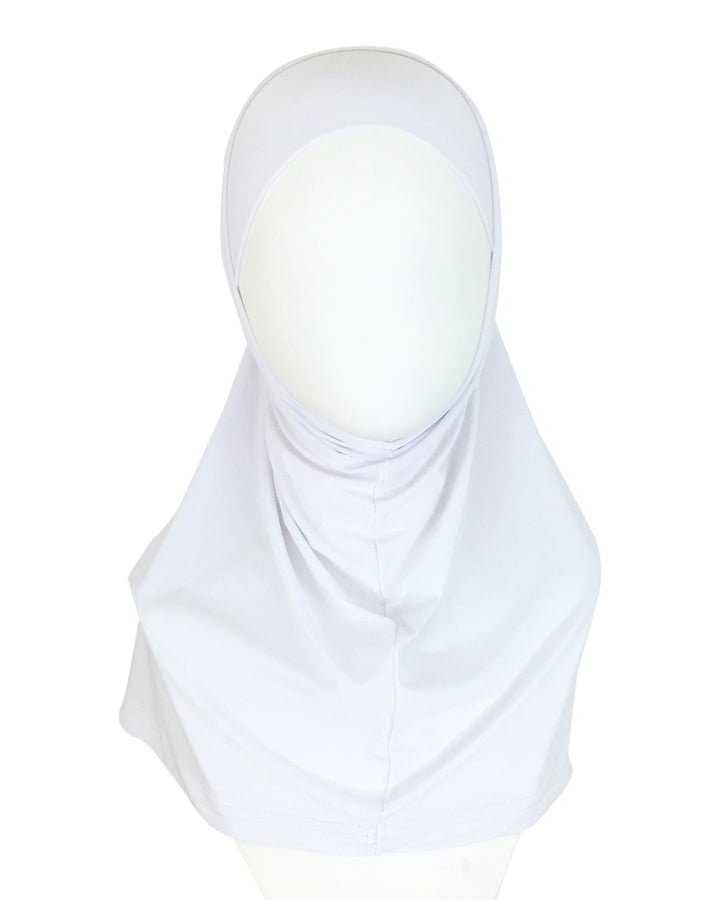White Soft Poly-Cotton Two-Piece Amira - Regular Size