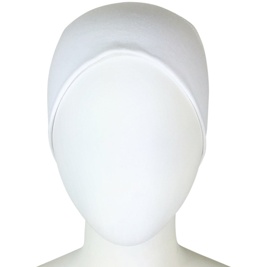 Hijab Poly-Cotton White Tube Undercap