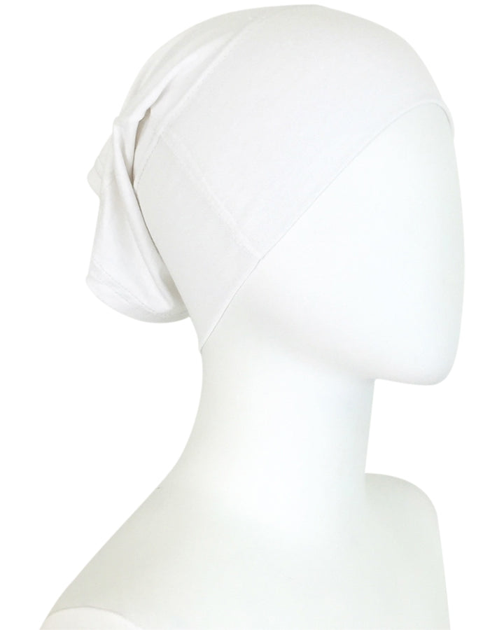 Hijab Side Seams Soft White Tube Undercap