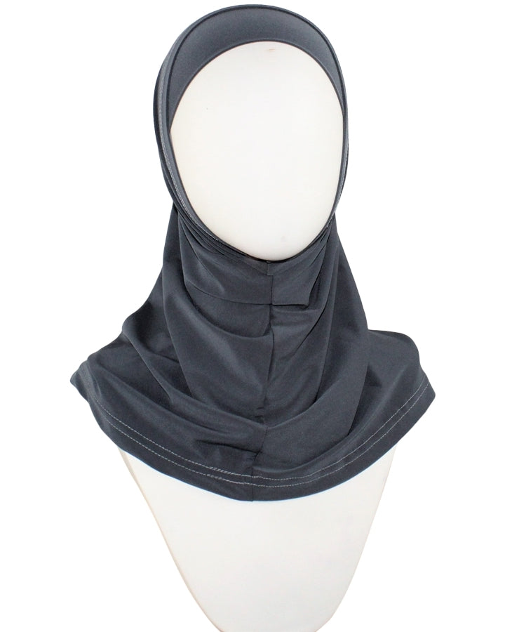 Grey RAYON Two-Piece Amira - Regular Size, smaller cap