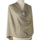Dark Golden Bronze Shimmer Jersey Wrap
