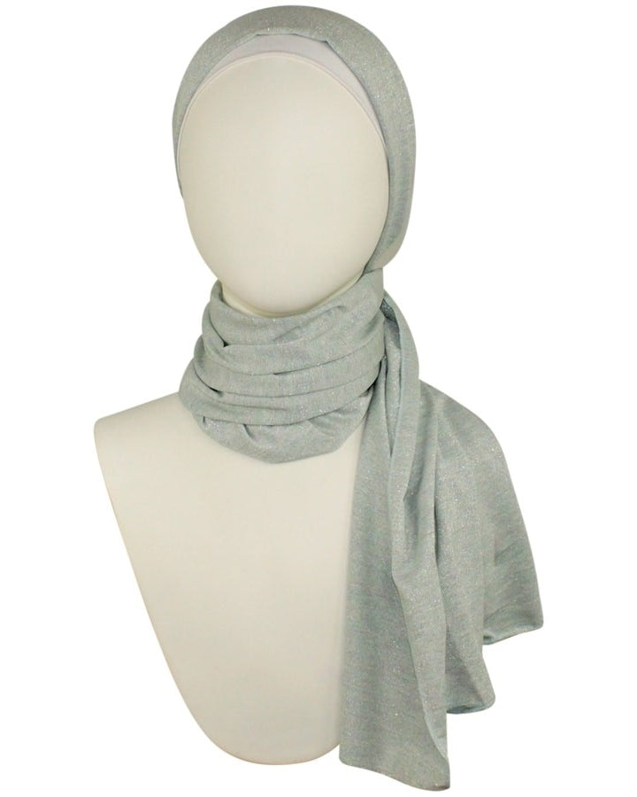 Baby Green Shimmer Jersey Wrap