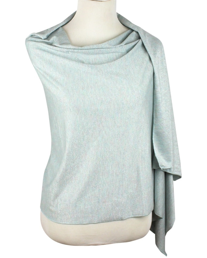Baby Green Shimmer Jersey Wrap