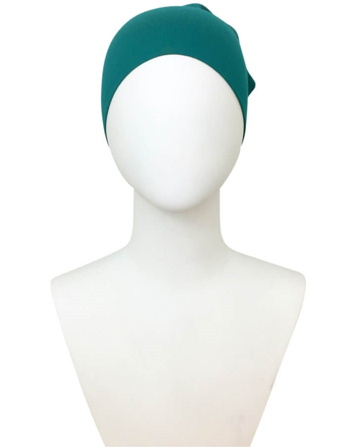 Green Teal Tube Cap - Turlu Fabric