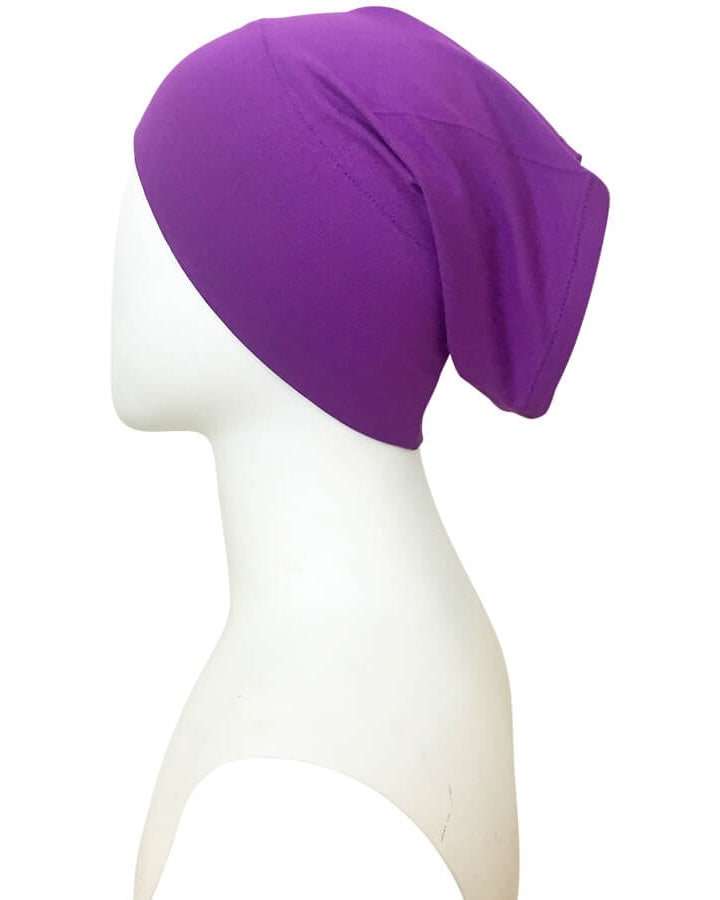 Bright Purple Tube Undercap - Turlu Fabric