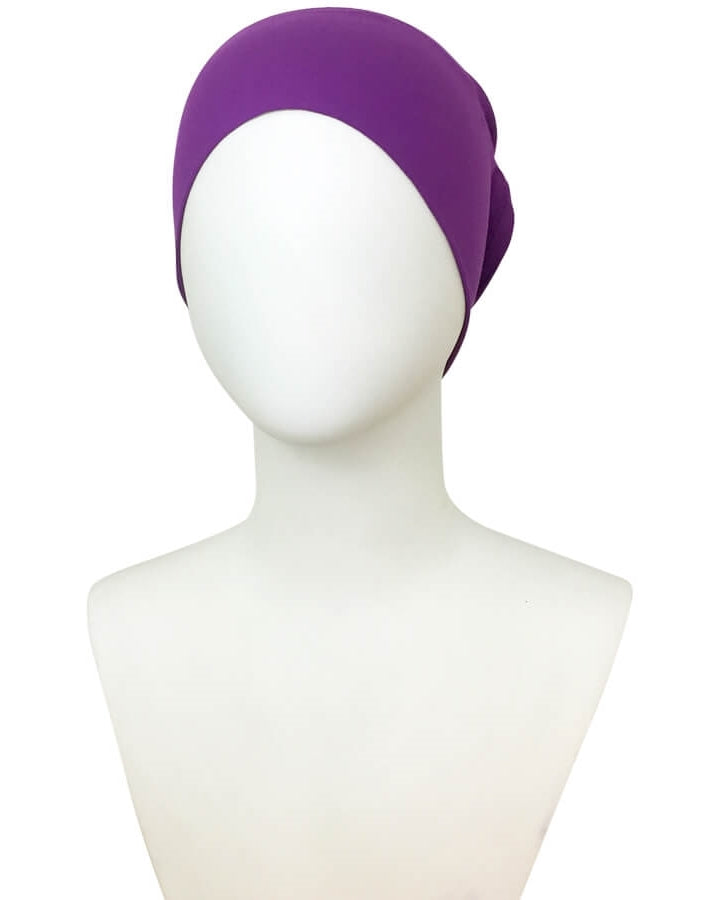 Bright Purple Tube Undercap - Turlu Fabric