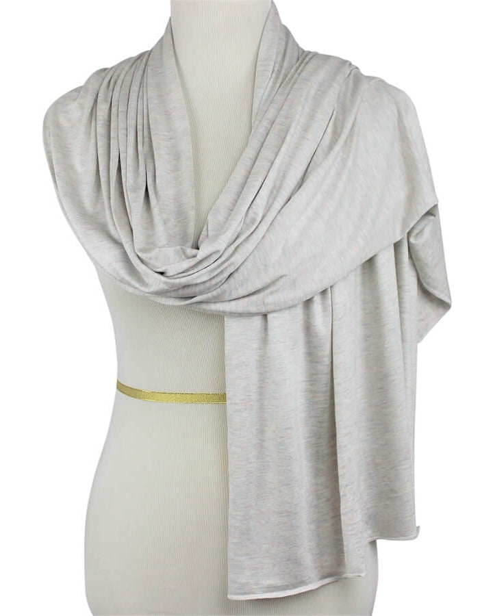 Light Beige Jersey Hijab Soft & Drapey - 5 Subtle Tones (Pink Hues)