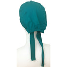 Hijab Green Teal Tie Back Bonnet - Turlu Fabric