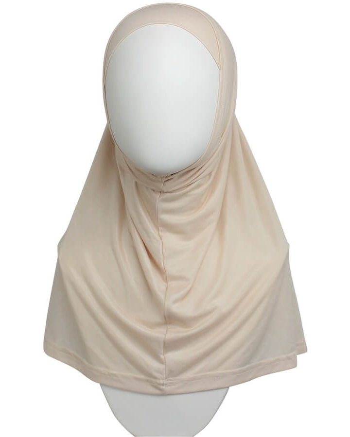 Neutral Blush Cotton  Jersey Two-Piece Amira - Medium  Regular Size