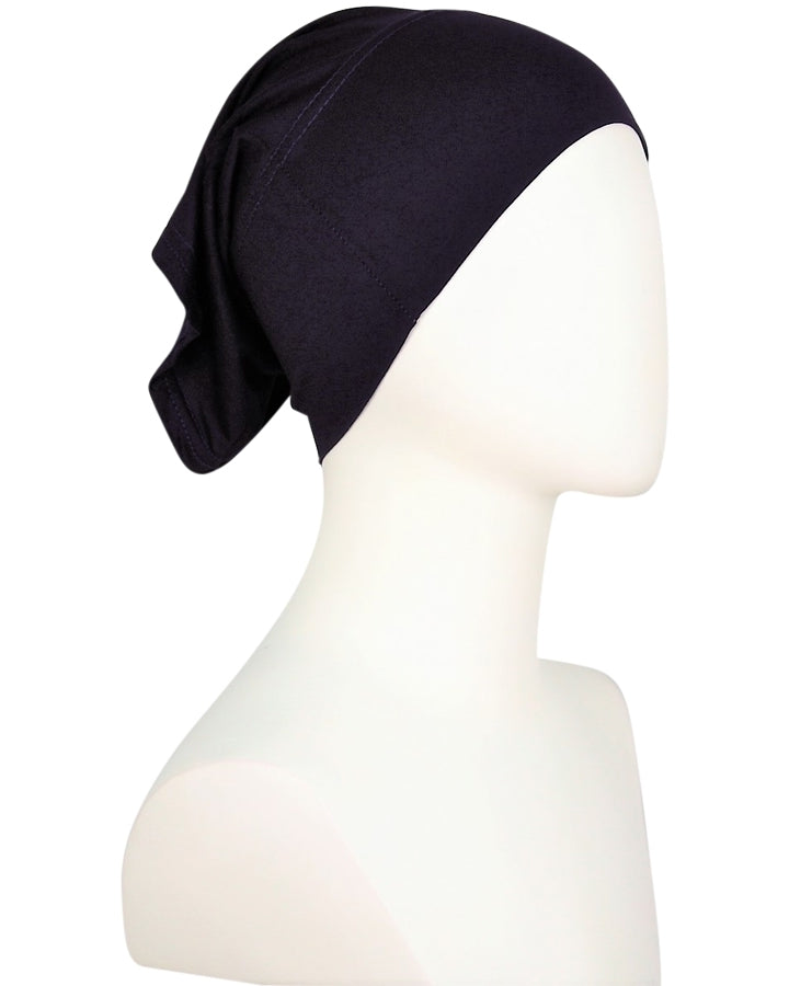 Hijab Side Seams Dark Navy Blue Tube Undercap