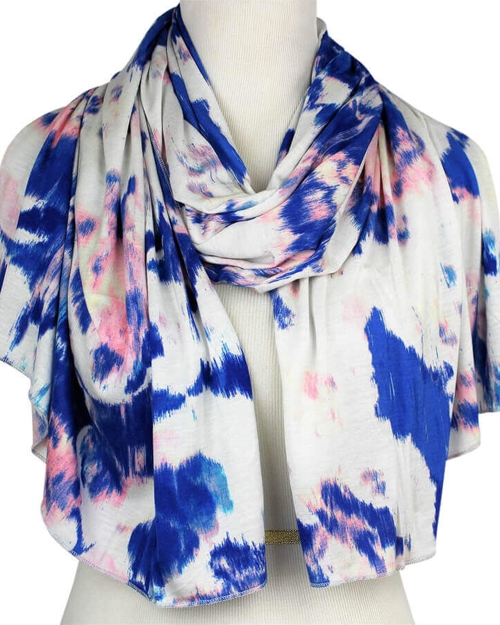 A Breath of Fresh Air Patterned Jersey Hijab