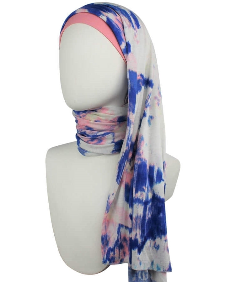 A Breath of Fresh Air Patterned Jersey Hijab