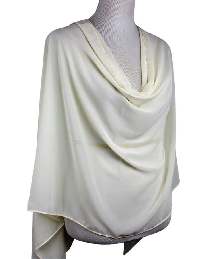 Basic Ivory Chiffon Hijab