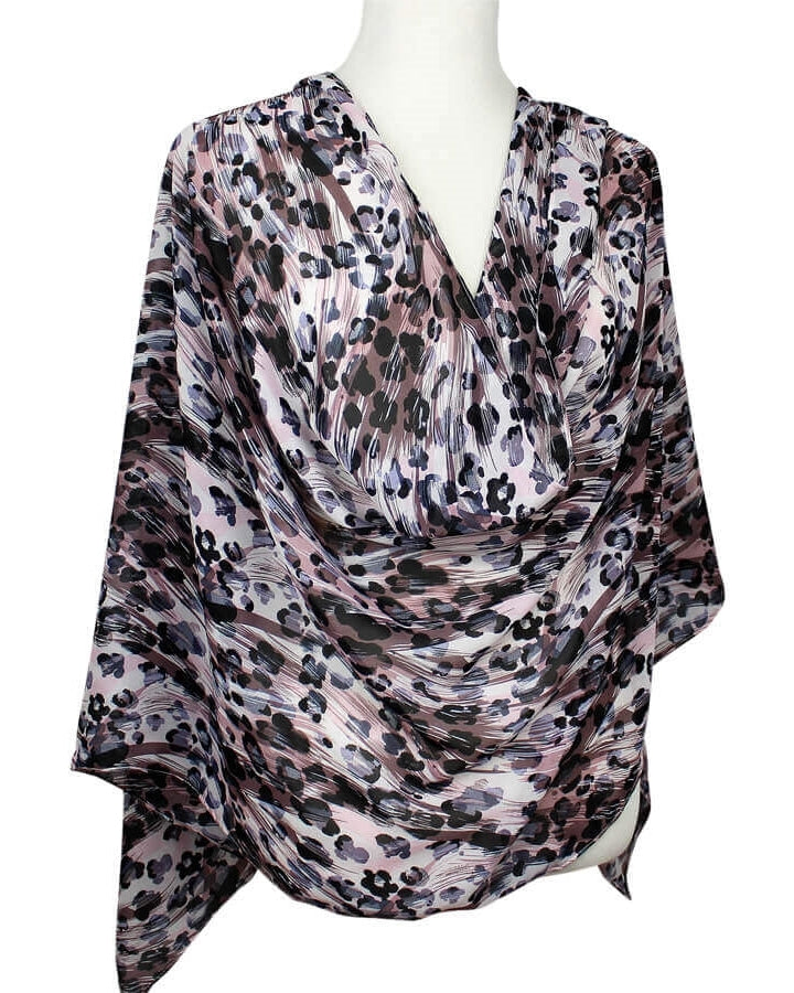 Leopard Print Chiffon Hijab
