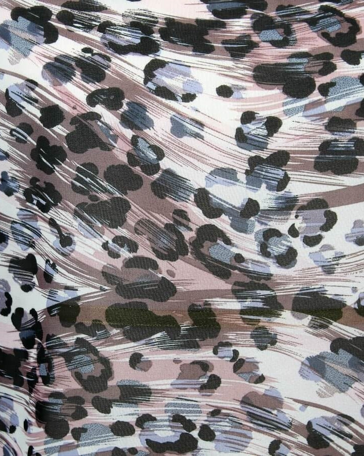 Leopard Print Chiffon Hijab
