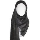 Simply Glamorous! Plisse Black & Silver