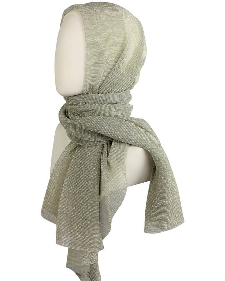 Simply Glamorous! Golden Silver with Green-ish Hues