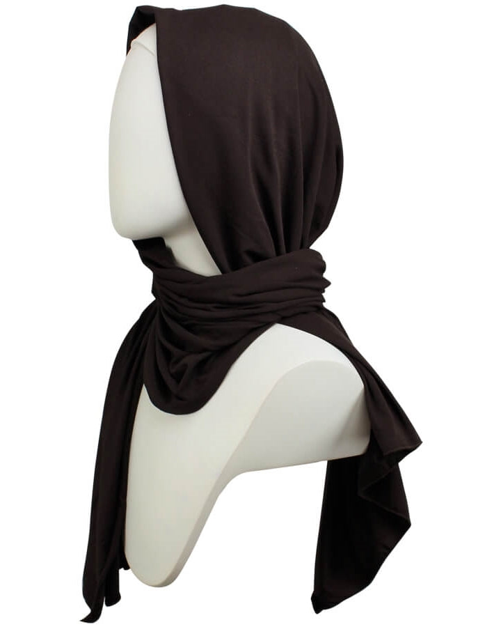Roasted Brown  - Simple  Jersey Hijab