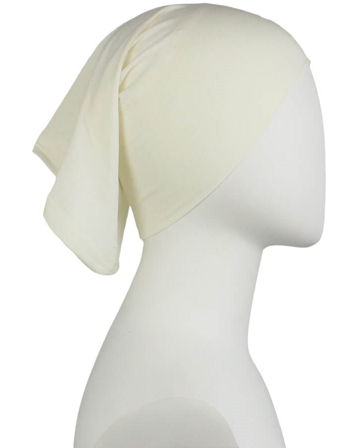 Off-White Cotton Two-Piece Amira - Medium  Size &  Longer Tube Cap
