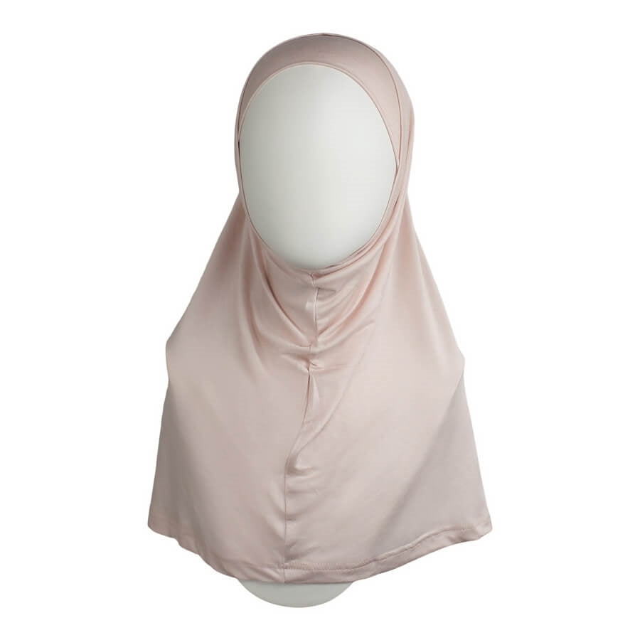 Pinkish Neutral Cotton Spandex Two-Piece Amira - Medium  Size &  Longer Tube Cap