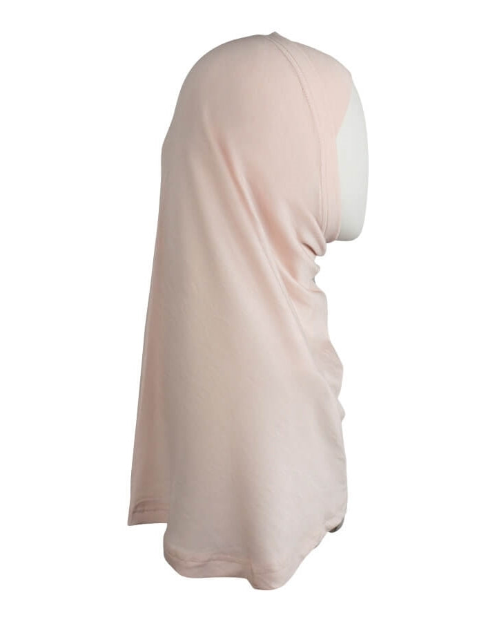 Pinkish Neutral Cotton Spandex Two-Piece Amira - Medium  Size &  Longer Tube Cap