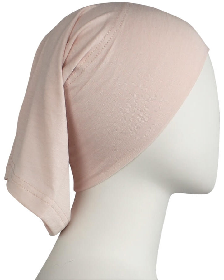 Pinkish Neutral Cotton Spandex Two-Piece Amira - Medium  Size &  Longer Tube Cap