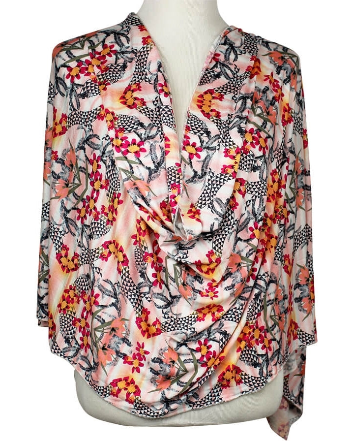 Skin Tone Enhancer Patterned Jersey Hijab