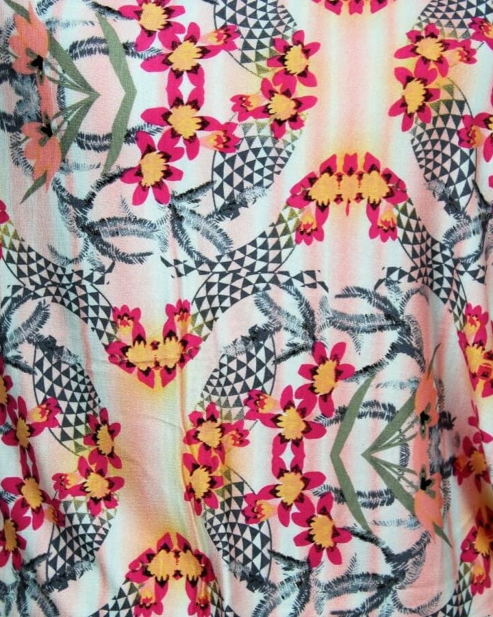 Skin Tone Enhancer Patterned Jersey Hijab