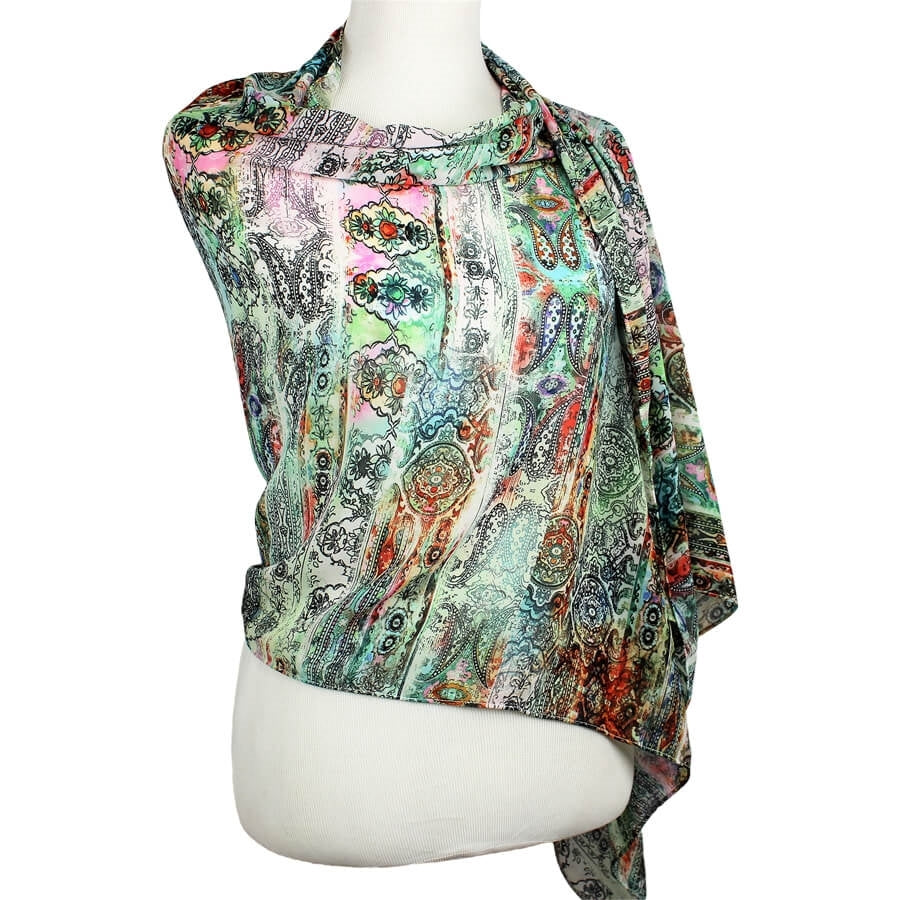 Everyday Stone-washed Vibes in Olive Green - Chiffon Hijab