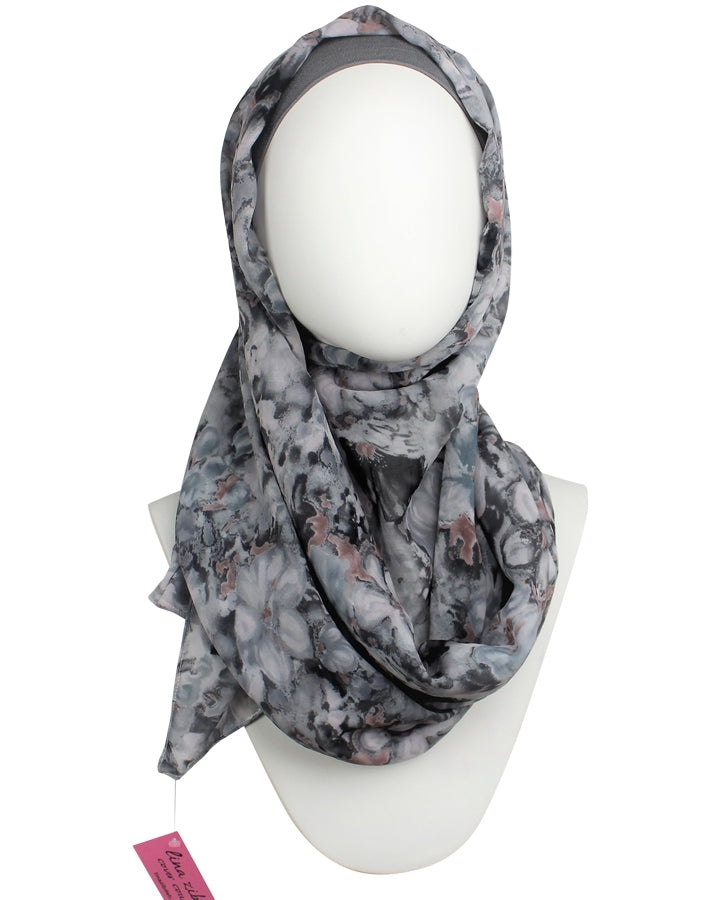 THE Everyday Printed Chiffon Hijab