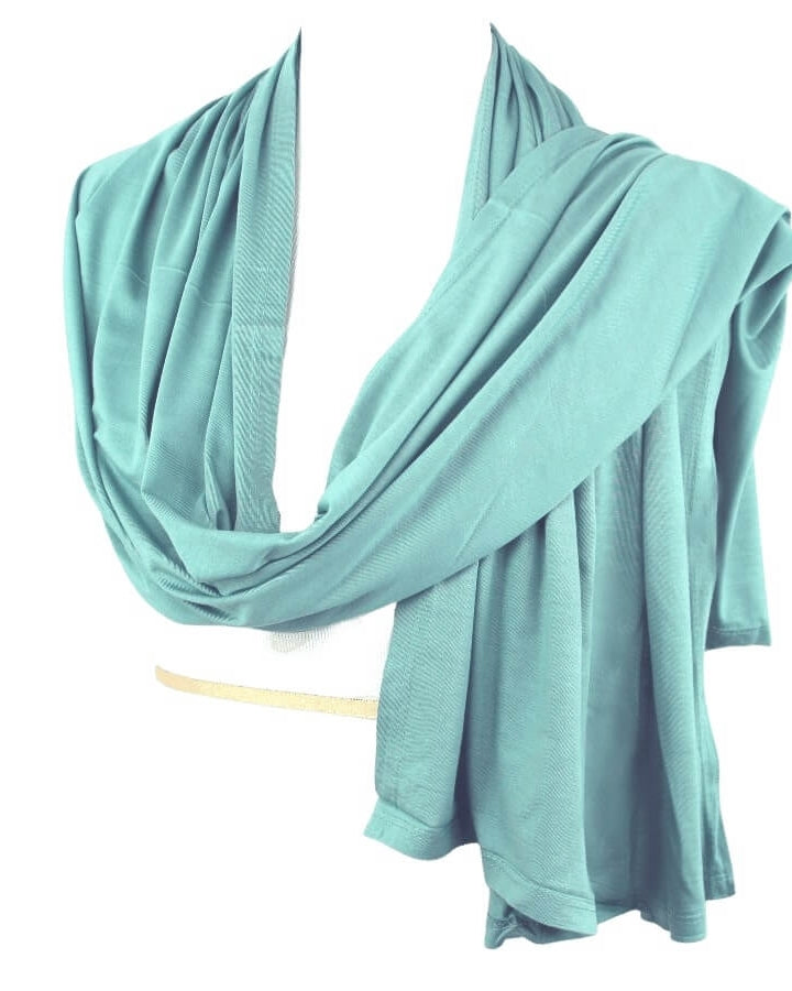 Everyday Staple Jersey Hijab - Light Teal - NEW