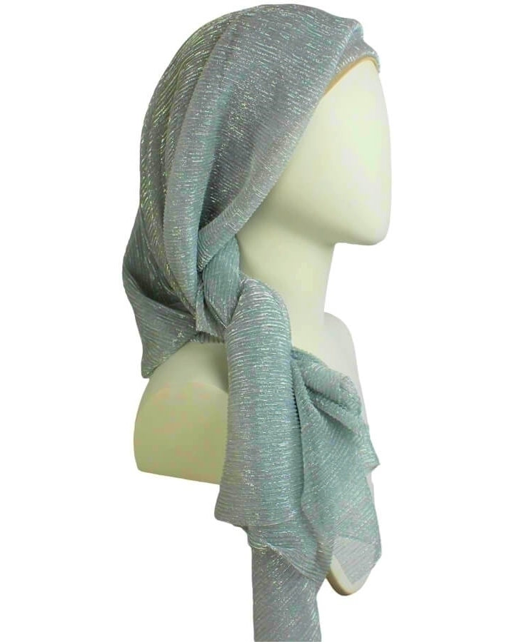 Sky Blue Simply Glamorous with Silver Hues