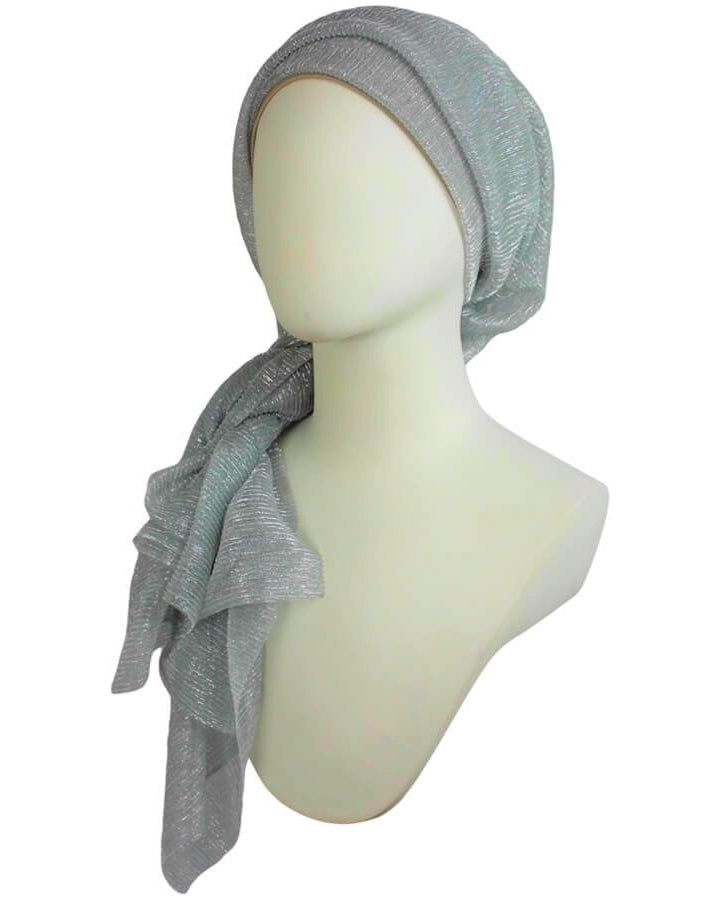 Sky Blue Simply Glamorous with Silver Hues