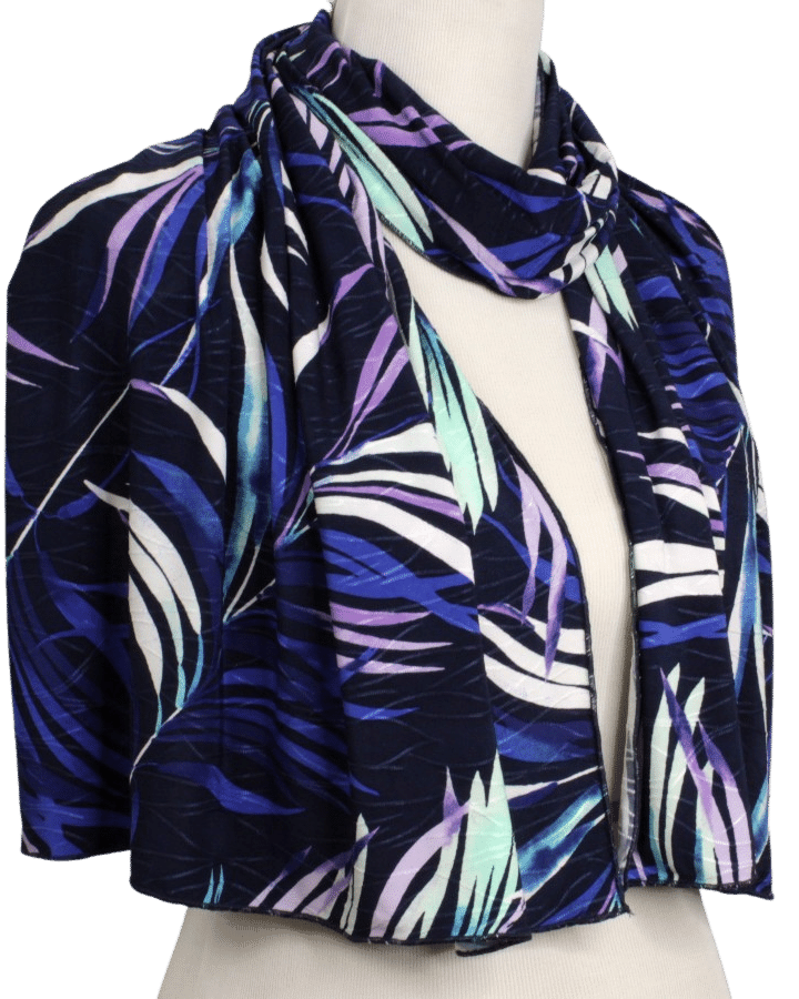 Freshly Warm Smooth  Patterned Jersey Hijab  - Soft & Cool "Zibde Feel"