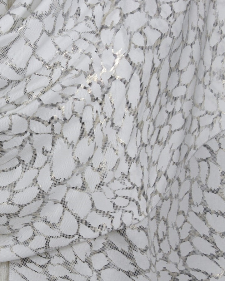 Glam Time Smooth   Foil Print Hijab  - Soft & Cool "Zibde Feel"