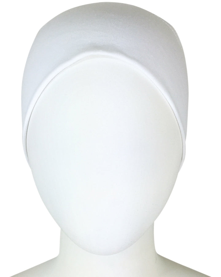 White Tube Hijab Undercap - Rayon fabric