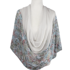 Print & Solid Chiffon Hijab