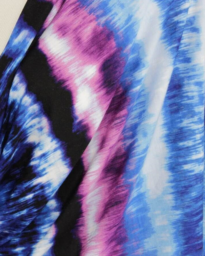 Sunset Waves Patterned Jersey Hijab!