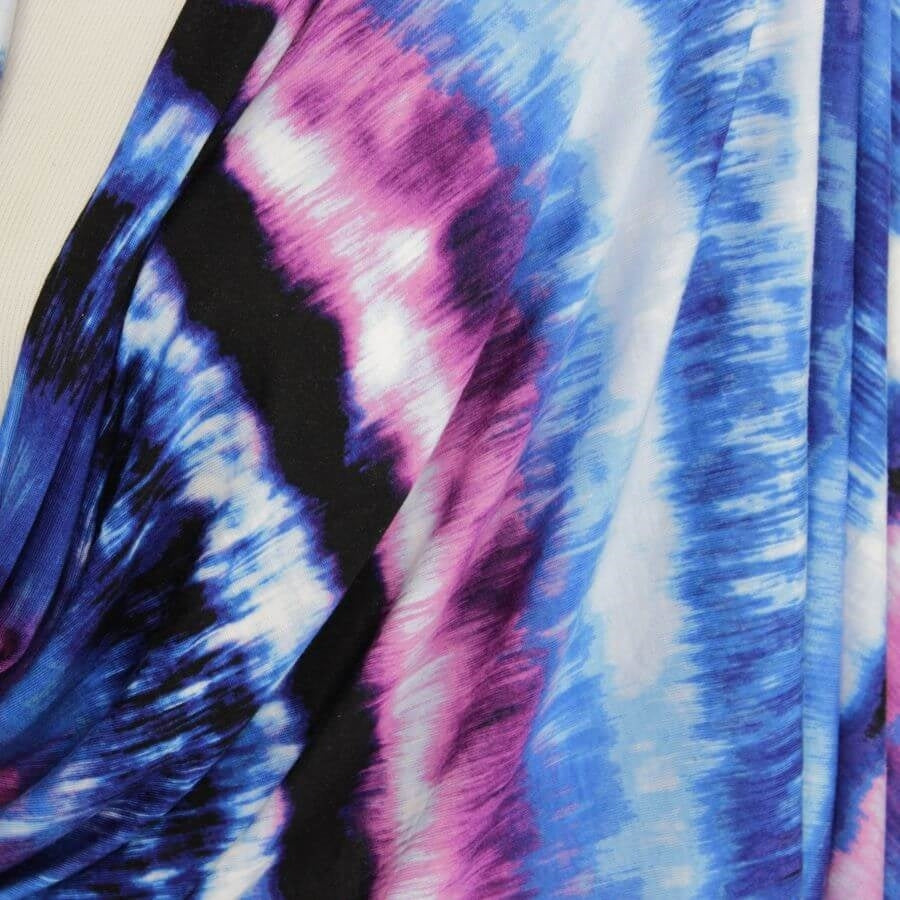 Sunset Waves Patterned Jersey Hijab!