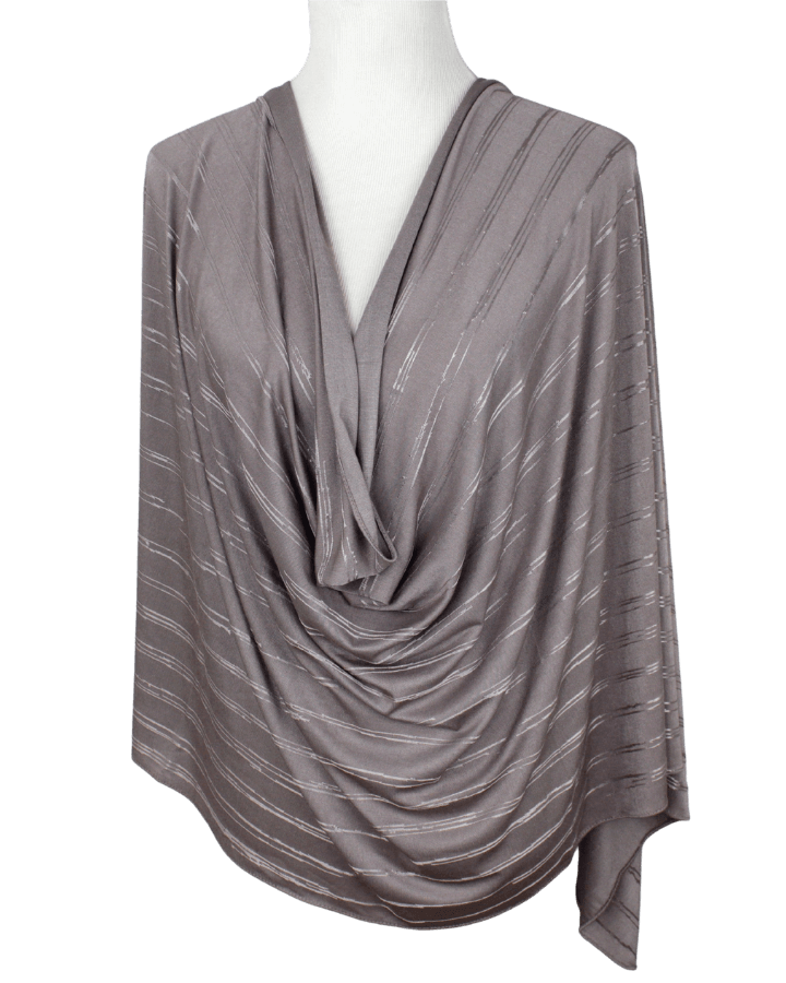 All in One Kuwaiti Hijab - Neutral Brown