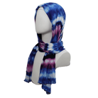 Sunset Waves Patterned Jersey Hijab!