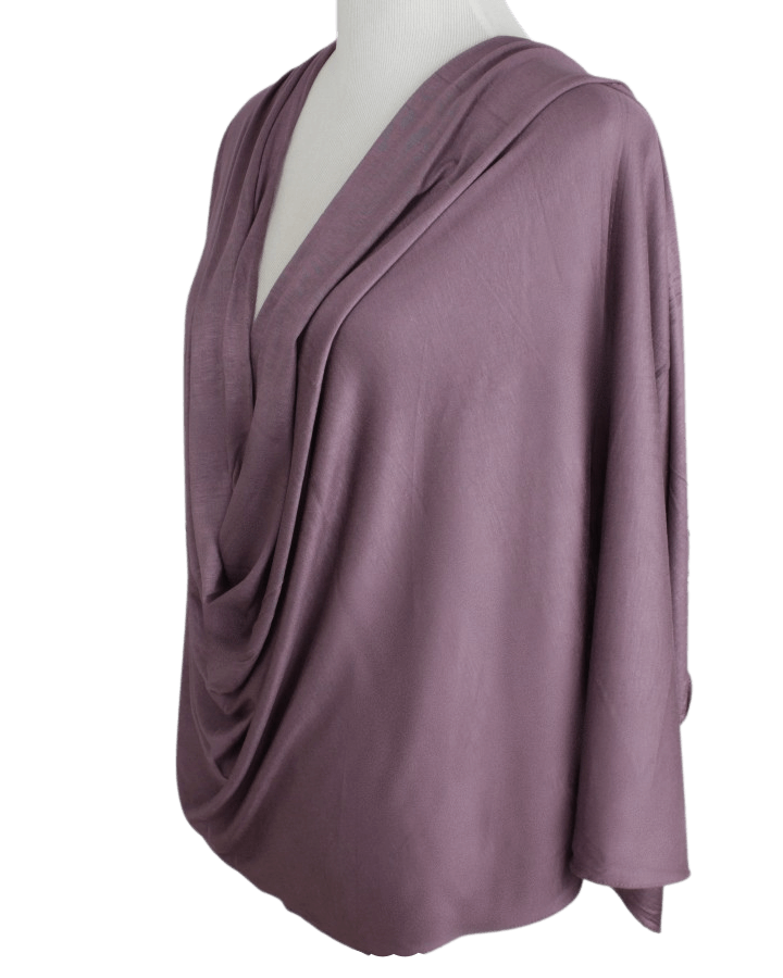 Kuwaiti Everyday Dusty Mauve Cotton Jersey Hijab