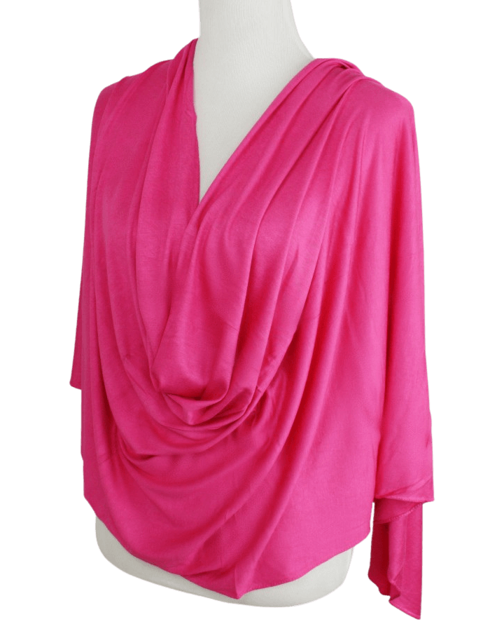 Kuwaiti Everyday Hot Pink Cotton Jersey Hijab