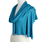 Kuwaiti Everyday Teal Cotton Jersey Hijab