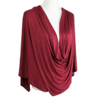 Kuwaiti Everyday Maroon Cotton Jersey Hijab